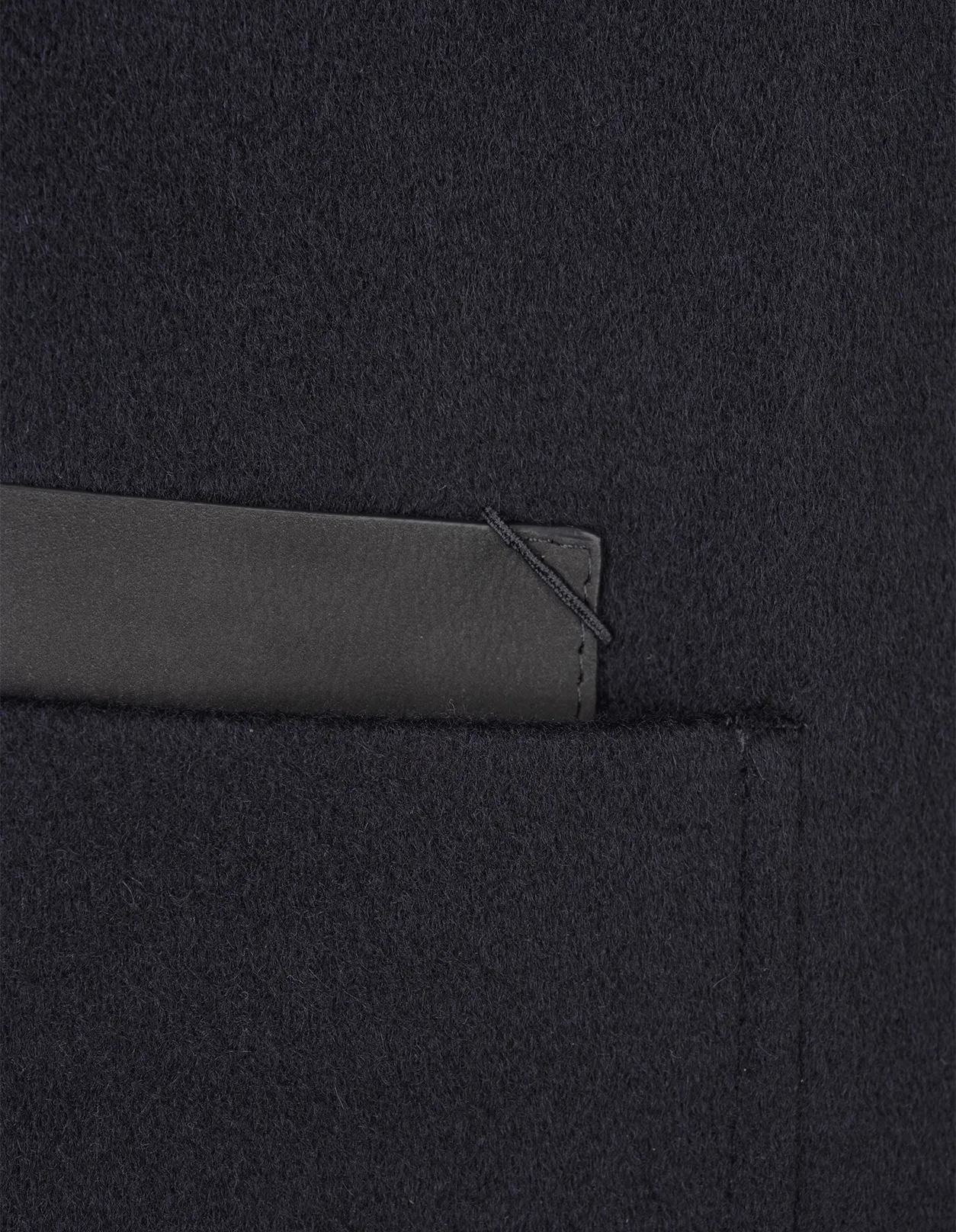 ZEGNA Dark Blue Cashmere Midi Coat